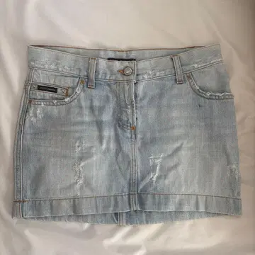 돌체앤가바나 데님 미니 스커트 38