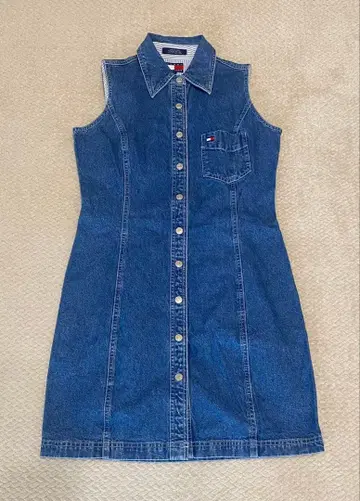 새상품급 Tommy Hilfiger 데님 원피스