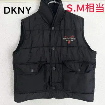 DKNY ECO TECH 블랙 다운 베스트 S. M 상당 방한