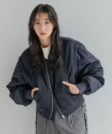 새상품 LOWRYS FARM 2WAY 베스트 MA-1