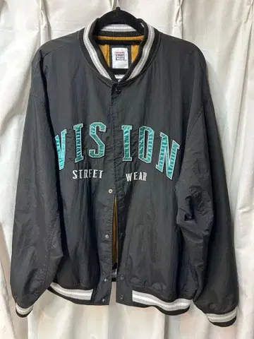 VISION 스트릿웨어 자켓 블랙