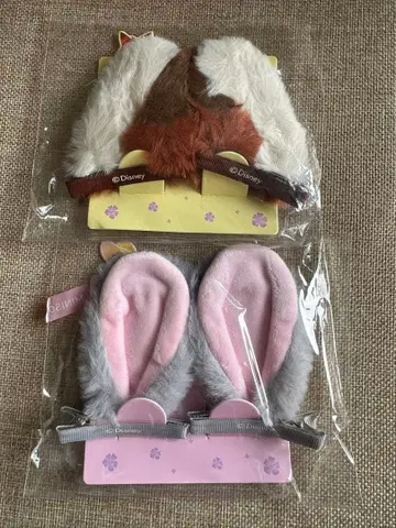 MINISO 주토피아 닉과 주디 귀 헤어핀 디즈니