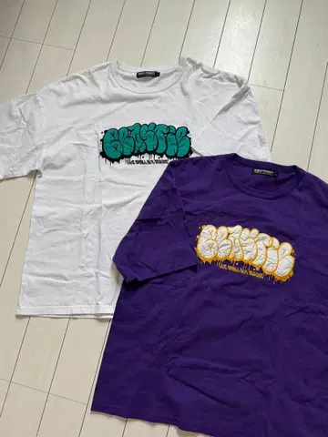 NOBLE PRODUCT 그래픽 T셔츠 2장 세트