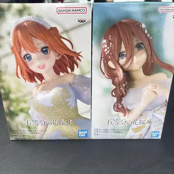 5등분의 신부 피규어 세트 나카노 미쿠 나카노 네잎