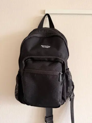 Manhattan Portage 블랙 백팩