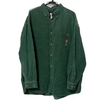 구제 The Disney STORE 티거 자수 코듀로이 셔츠 XL