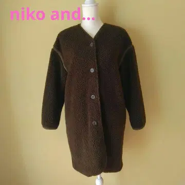 니코앤드 모코모코 보아 코트 사이즈 3