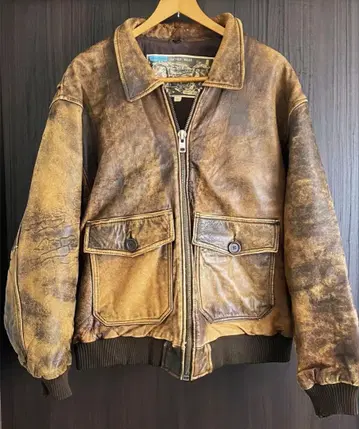 빈티지 가죽 자켓
