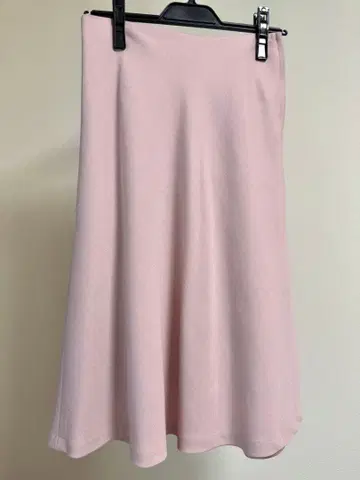 portcros 포트크로스 플레어 스커트 핑크 무릎 기장