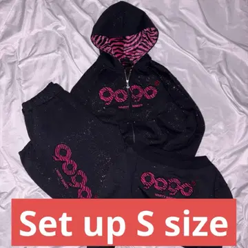 9090 OG Logo Glitter Zip Hoodie pant