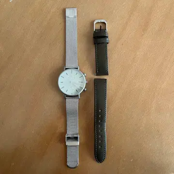 knot 남성용 시계 실버 AC-39