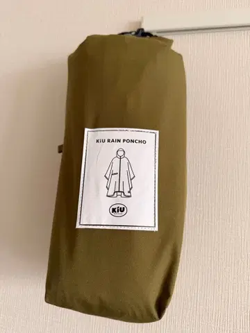 KIU RAIN PONCHO 올리브