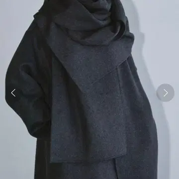 [ 미사용 새상품 ] TODAYFUL 스톨 울 차콜 그레이 머플러