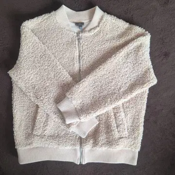 H&M 보아 플리스 봄버 자켓