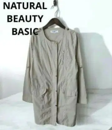NATURAL BEAUTY BASIC 세련된 베이지 계열 스프링 코트