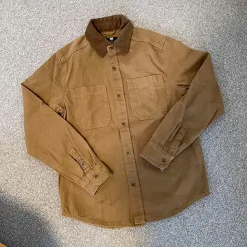 FRYE 플라이 데님 셔츠 코듀로이 옷깃 S 사이즈