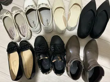 여성 신발 묶음 판매 7켤레 세트 (플랫슈즈, 스니커즈, 부츠 등)