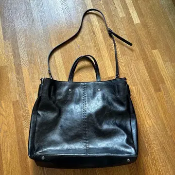 ZARA 숄더 토트백 인조 가죽