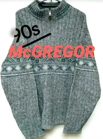 90s 맥그리거 남성용 니트