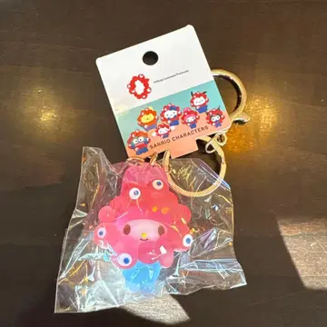 오사카 만박 미야쿠미야쿠 산리오 나리키리 키링 클리어 마이멜로디