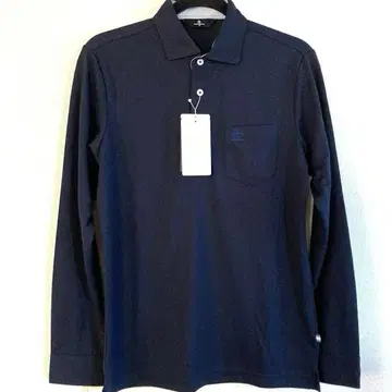 Munsingwear 긴팔 피케 셔츠 네이비 M