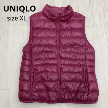 UNIQLO 유니클로 울트라 라이트 다운 베스트 보르도 XL