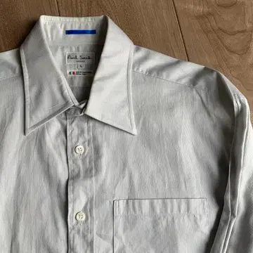 폴 스미스 화이트 스트라이프 셔츠 L 사이즈