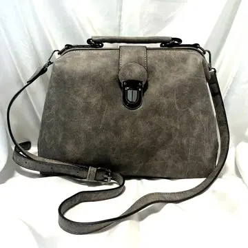 그레이 2WAY 숄더백 핸드백 출퇴근 통학 심플 고급