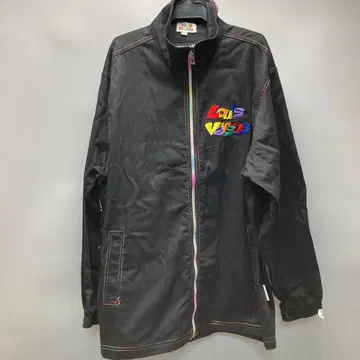 LOUIS VERSUS 블랙 집업 자켓 2Large