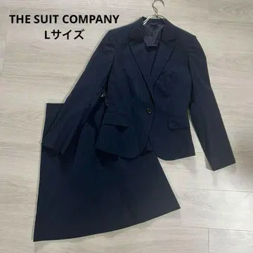 THE SUIT COMPANY 셋업 자켓 스커트 L 네이비