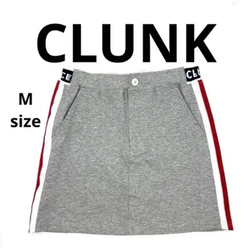 CLUNK 크랭크 스커트 M 맨투맨 원단 골프웨어 골프 스커트