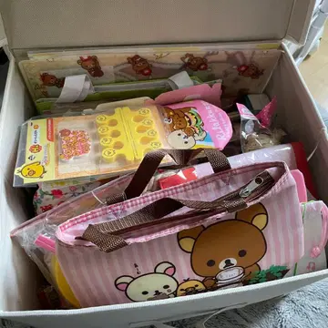 [ 잡화 등 세트 ] 리락쿠마 코리락쿠마 차이로이코구마 키이로이트리