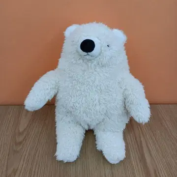 몽슈슈 몽블랑 북극곰 봉제 인형 아이보리