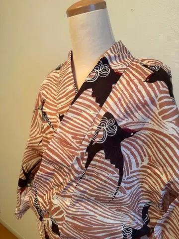 니코앤티크 제비 패턴 유카타