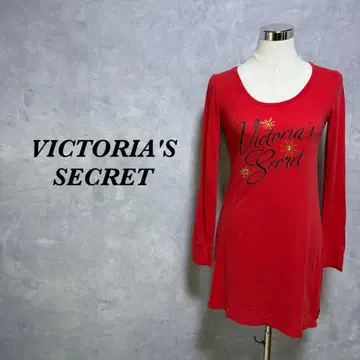빅토리아시크릿 튜닉 스톤 슬릿 로고 빨간색 4813N