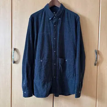 스노우피크 다크 그레이 긴팔 셔츠 XL 코듀로이 남성용