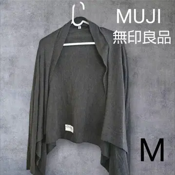 [배송비 포함 익명 배송] MUJI 울 100% 그레이 가디건 여성용