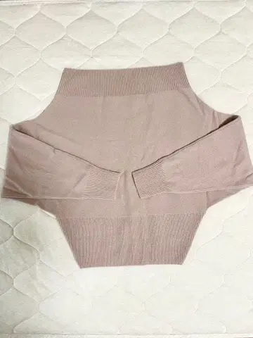 SNIDEL 오프숄더 니트 핑크 베이지