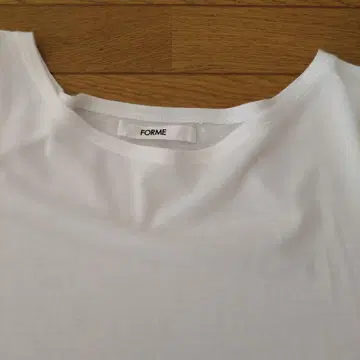 FORME 화이트 긴팔 상의