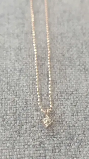 10k 다이아몬드 목걸이