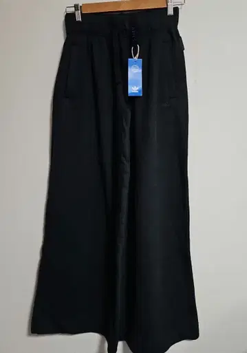 adidas 블랙 와이드 팬츠