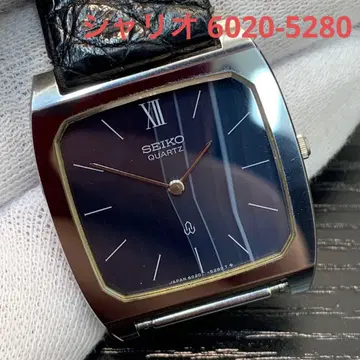 SEIKO 세이코 샤리오 6020-5280 SS QZ 네이비 다이얼
