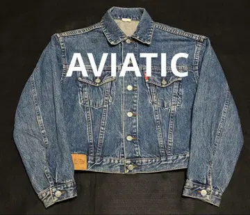 AVIATIC G 데님 자켓 이탈리아제