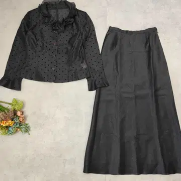 [ 컨디션 최상 ] 유키토리이 세레모니 수트 비침 광택 프릴 칼라