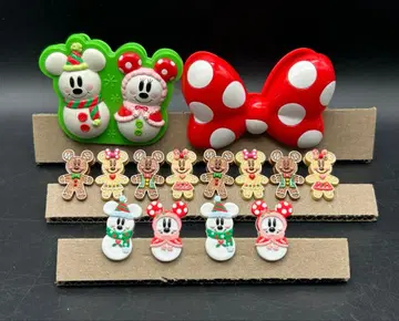 디즈니 크리스마스 마그넷 클립 2개 외 미니 클립 12개