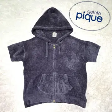 gelato pique 복슬복슬 푹신푹신 후드 부착 룸웨어 포켓 있음