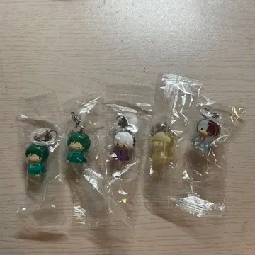 애니메이션 캐릭터 미니 피규어 5개 세트