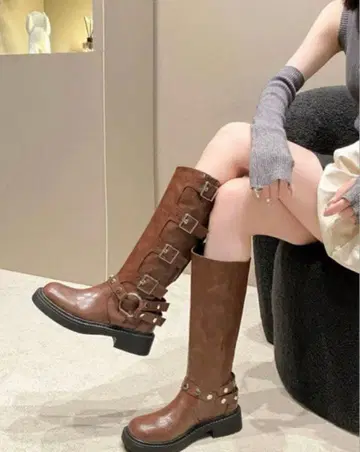 23cm 버클 엔지니어 부츠