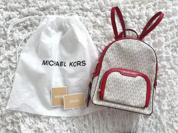 마이클코어스 백팩 백 빨간색