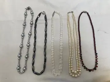 실버 금장 장식 목걸이 등 묶음 판매